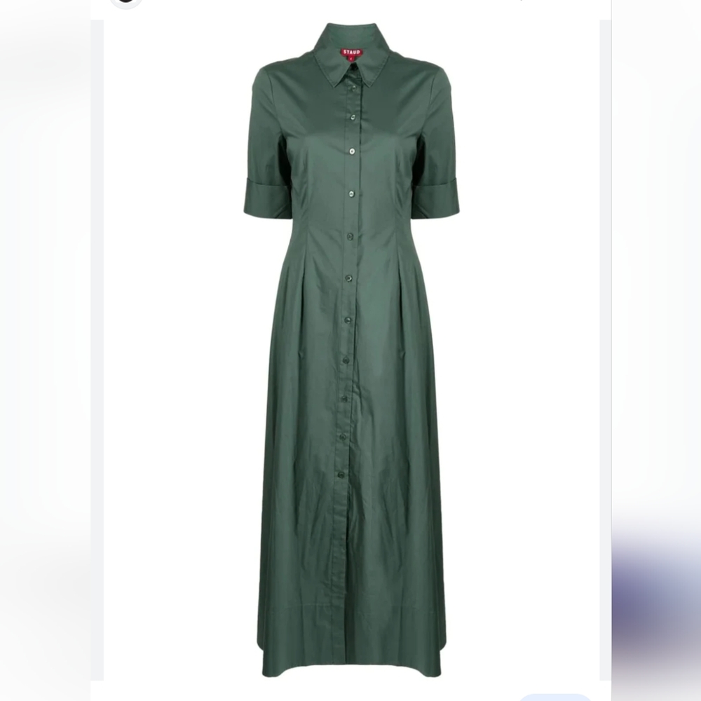 NWOT STAUD JOAN MAXI DRESS IN PINE